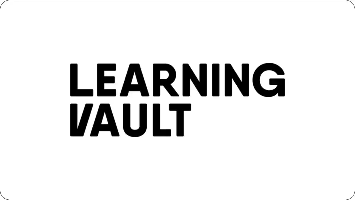 learning vault